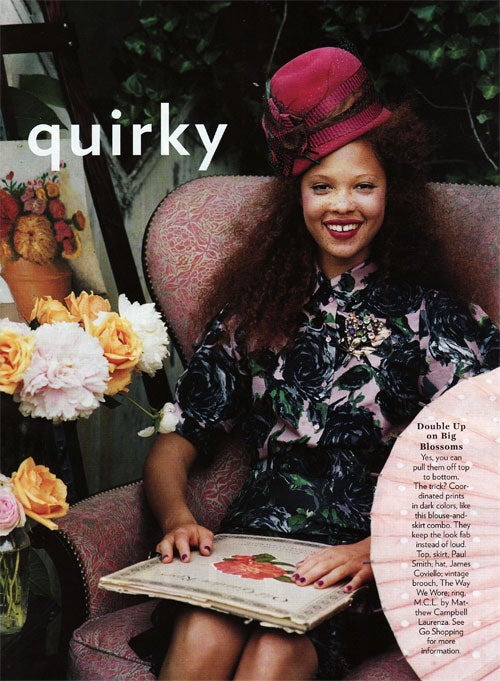 September Glamour Actually Makes Fashion Fun — And Freckled