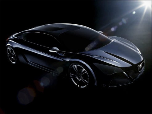 Peugeot Reveals Teaser Shots Of "RC..." GT Hybrid Concept For Paris