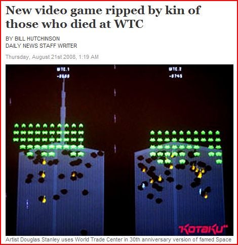 Family of 9/11 Victims Tear into Space Invaders Exhibit