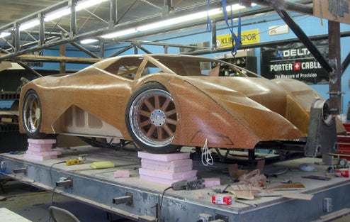 Splinter Wooden Supercar Gets Its Body