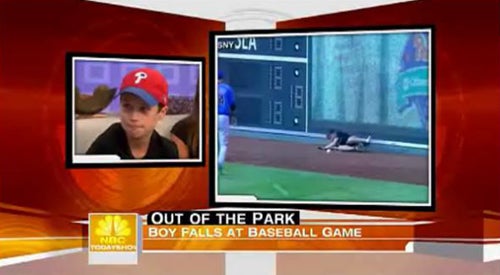 Kid Who Fell Onto Field Further Traumatized By Dopey Matt Lauer Interview