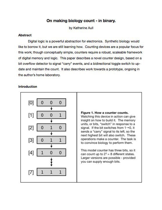 Making A Biological Counter