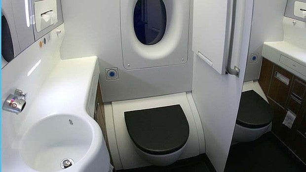 What happens when you flush a plane toilet?