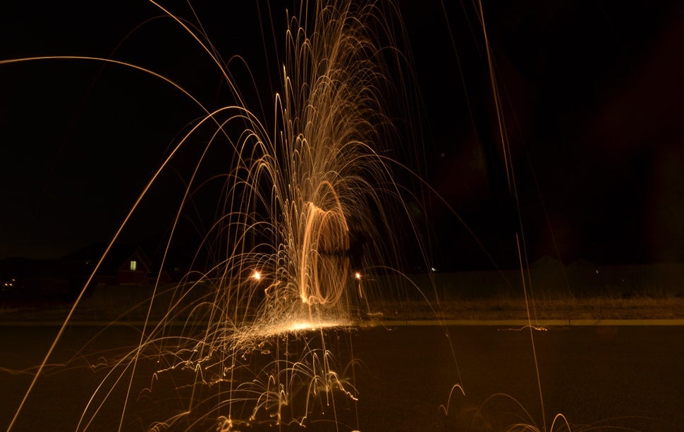 Shooting Challenge Steel Wool