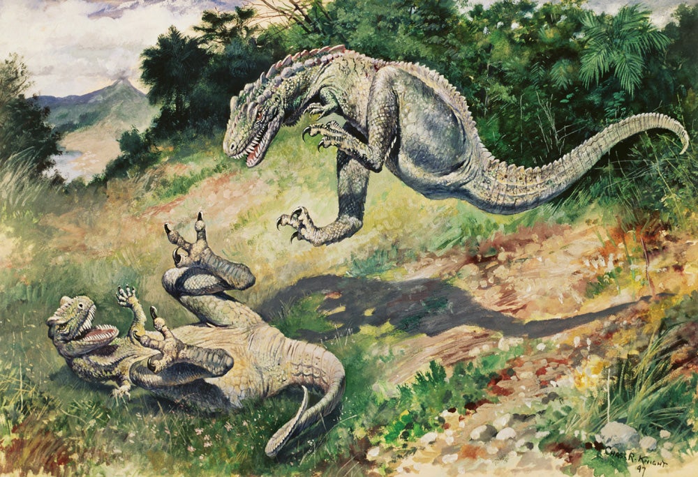 Celebrating Charles R. Knight, the artist who first brought dinosaurs and megafauna to life