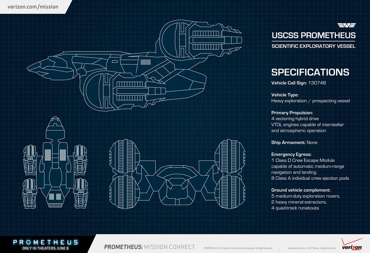 Massive collection of Prometheus stills take you inside Ridley Scott's new spaceship