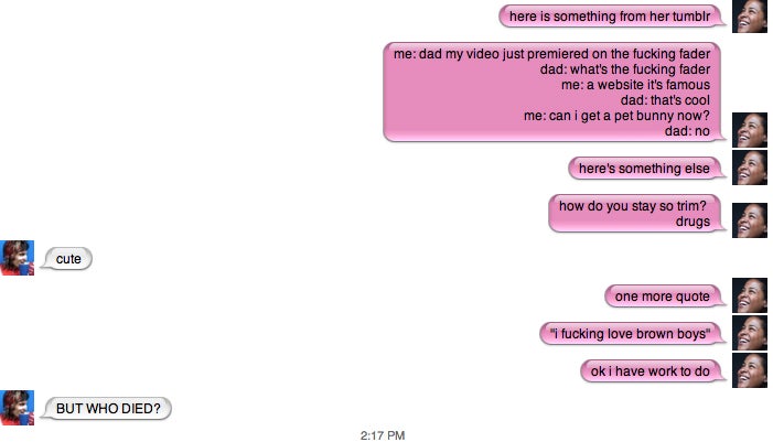A Real-Time Reaction to Kitty Pryde's 'Okay Cupid'