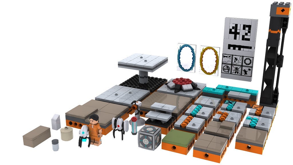 These Portal LEGO sets were too nifty for reality