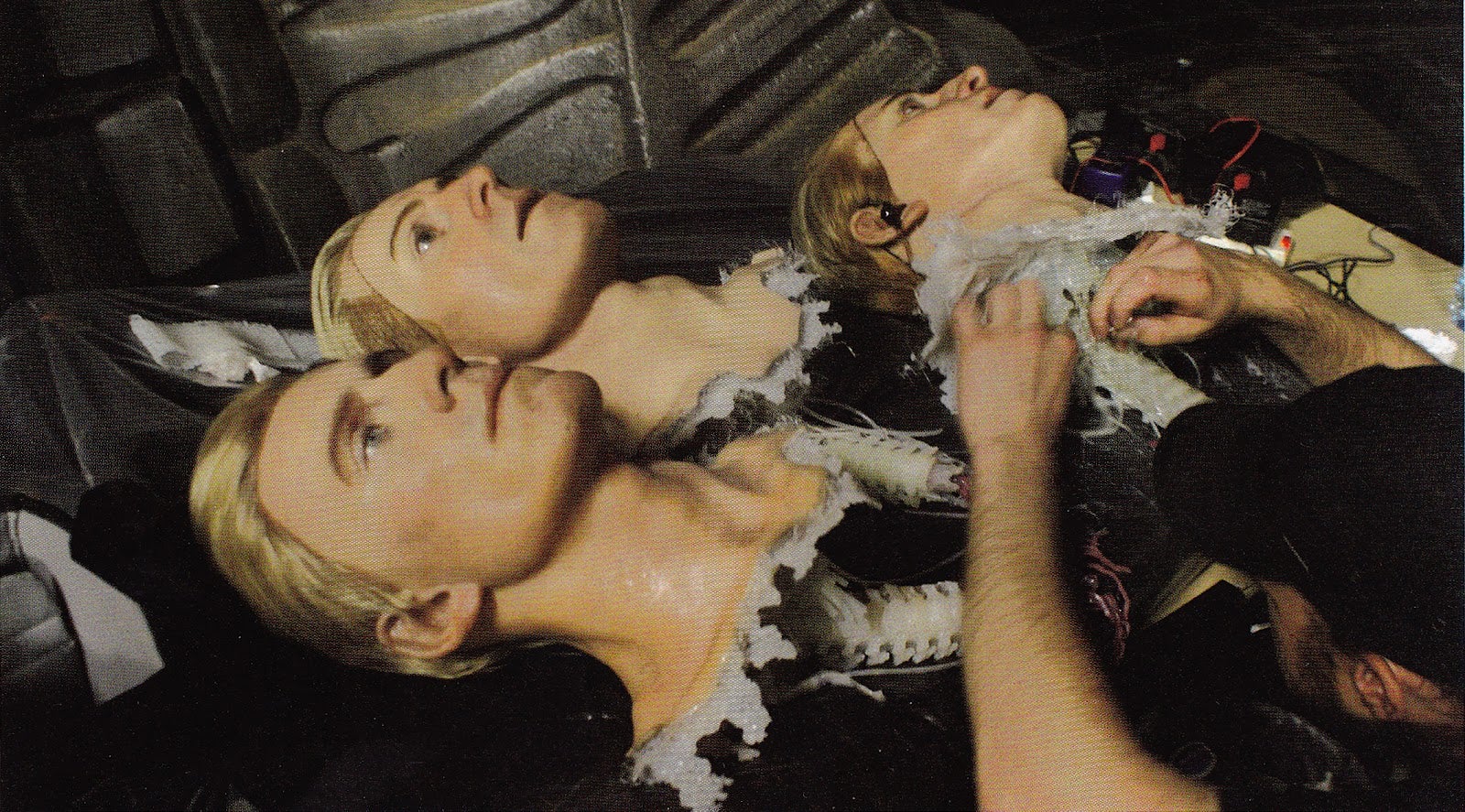 New behind-the-scenes Prometheus images shine a light on that horrific "birth" scene