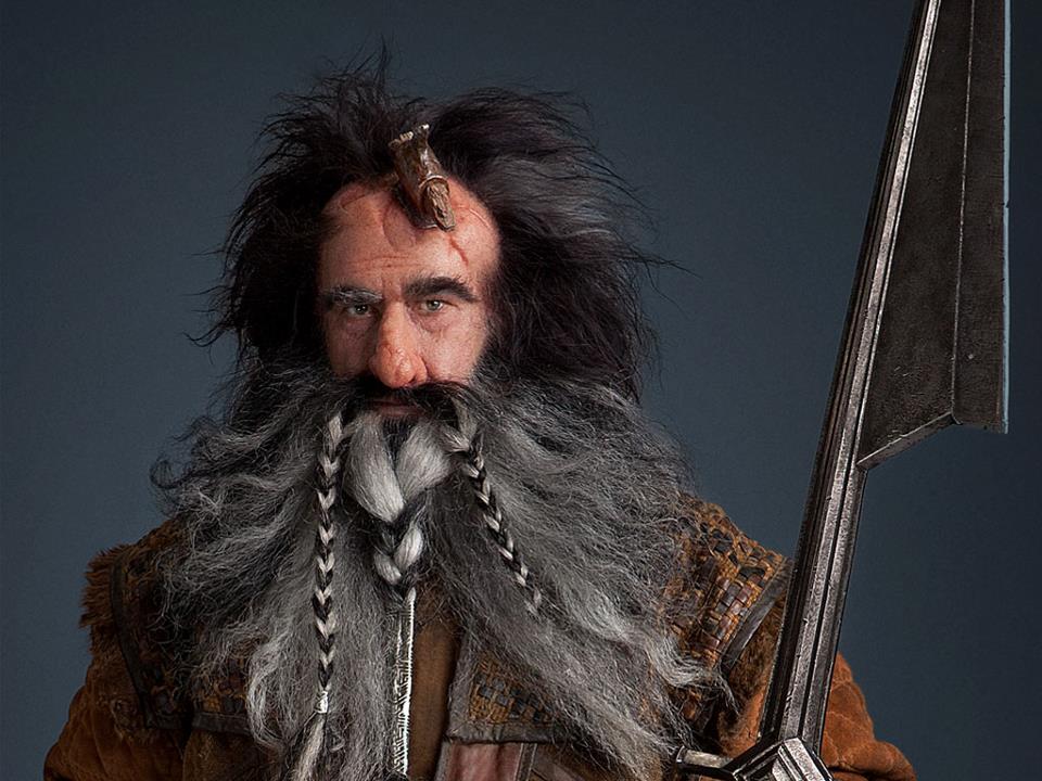 Hobbit headshots show off the many braided beards of Middle Earth's dwarves