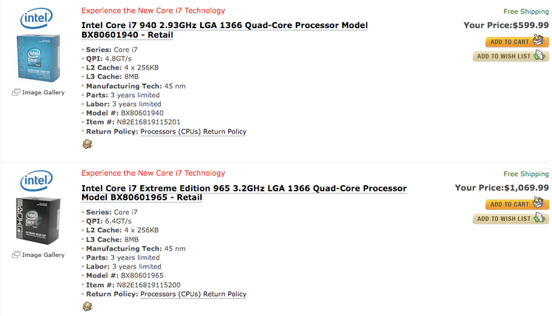 Intel Core i7 Motherboards, Systems On Sale Now (Again)