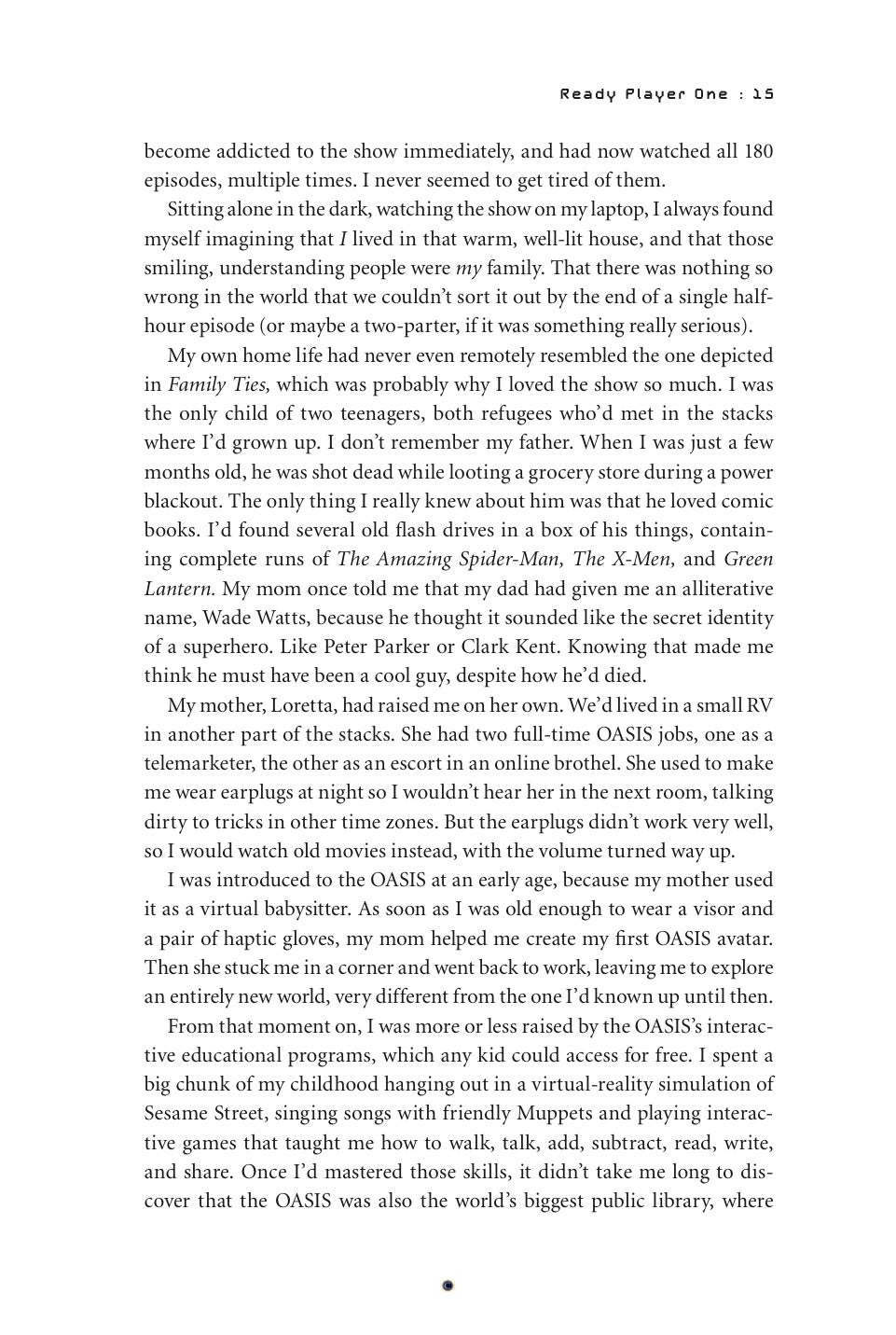 Read the first two chapters of Ernest Cline's new novel, Ready Player One