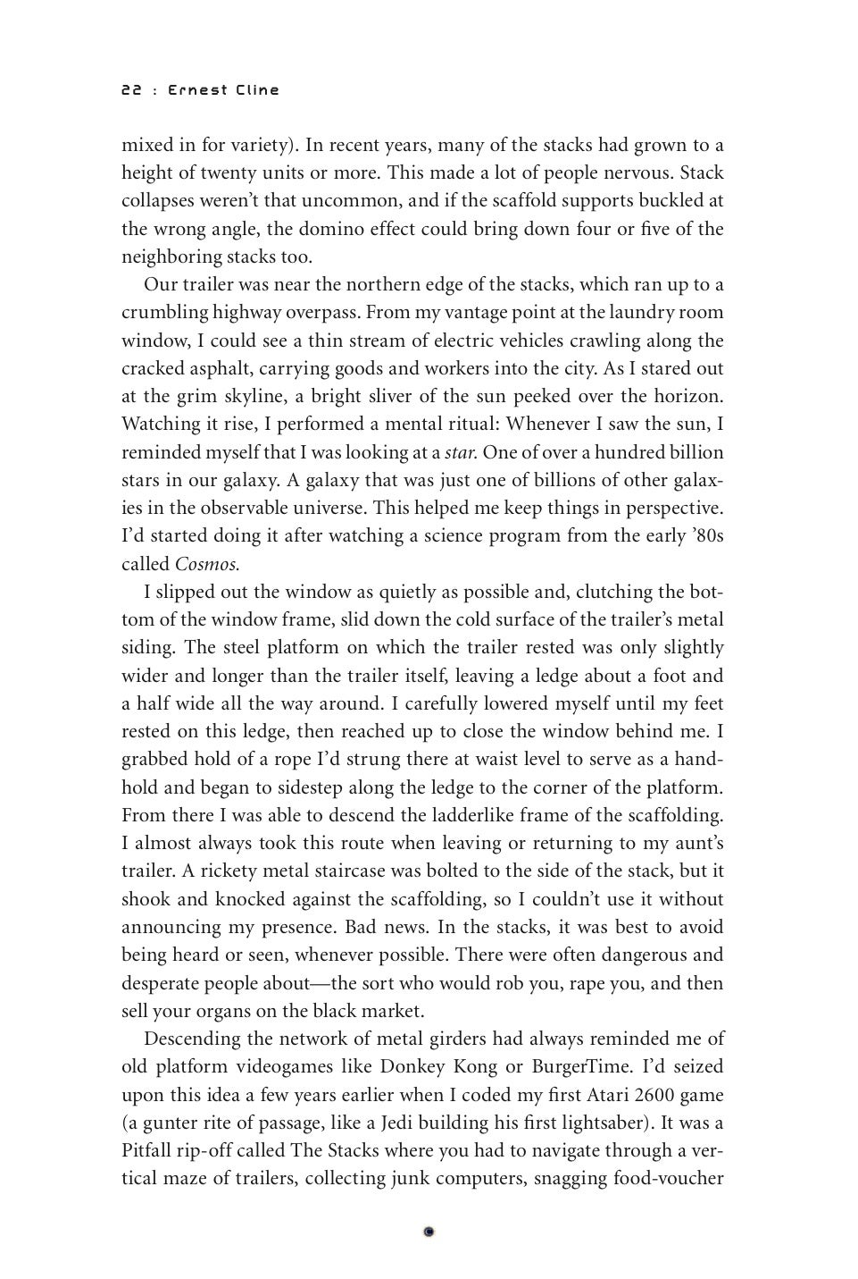 Read the first two chapters of Ernest Cline's new novel, Ready Player One