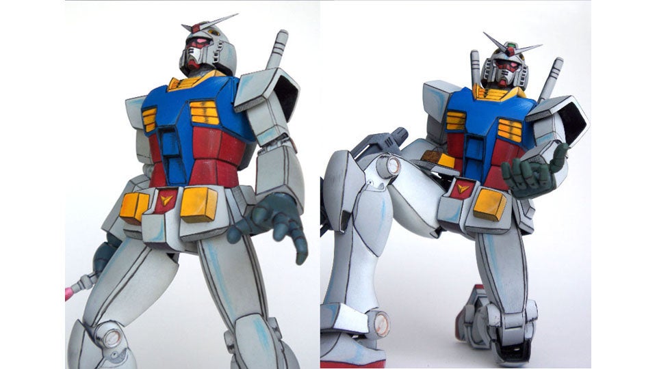 This Gundam Model Looks Right Out Of The Anime. Literally.