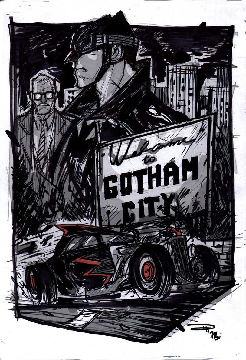 New scenes from Rockabilly Batman make us scream, WHY ISN'T THIS A BOOK YET?