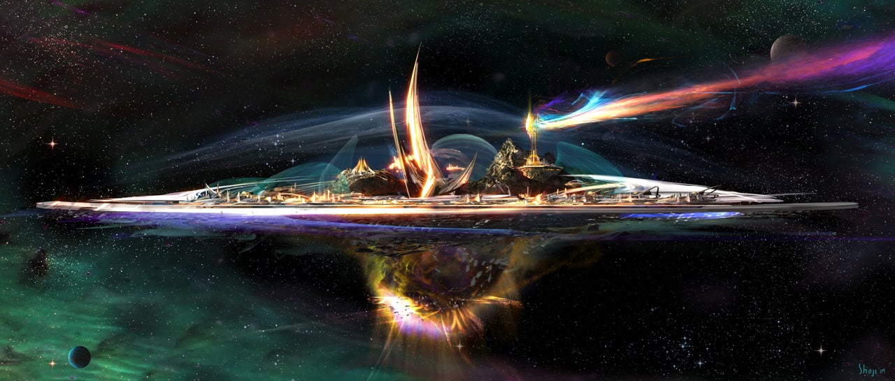 Thor concept art includes a complete map of Asgard