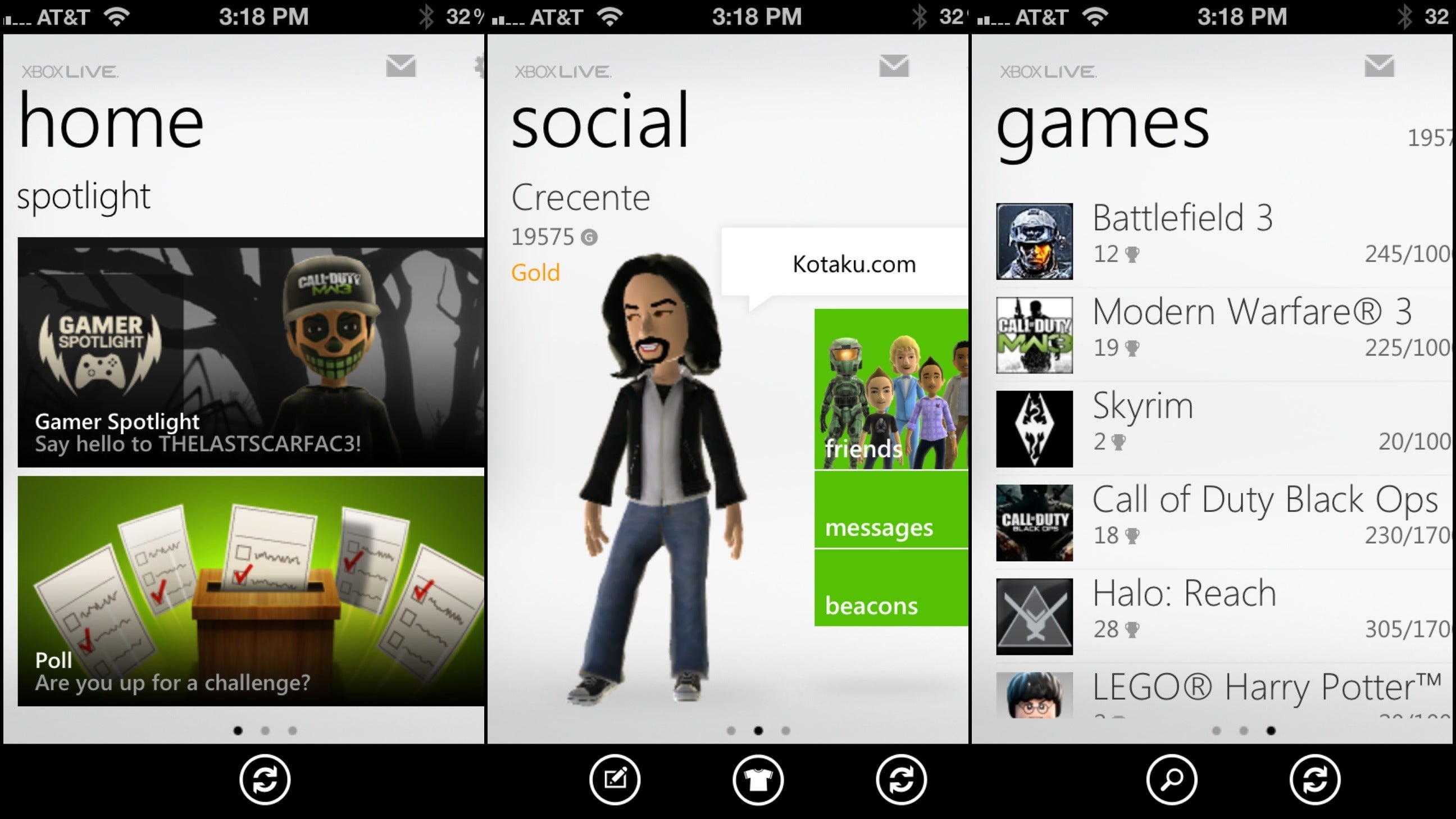 My Xbox Live on My Apple iPhone