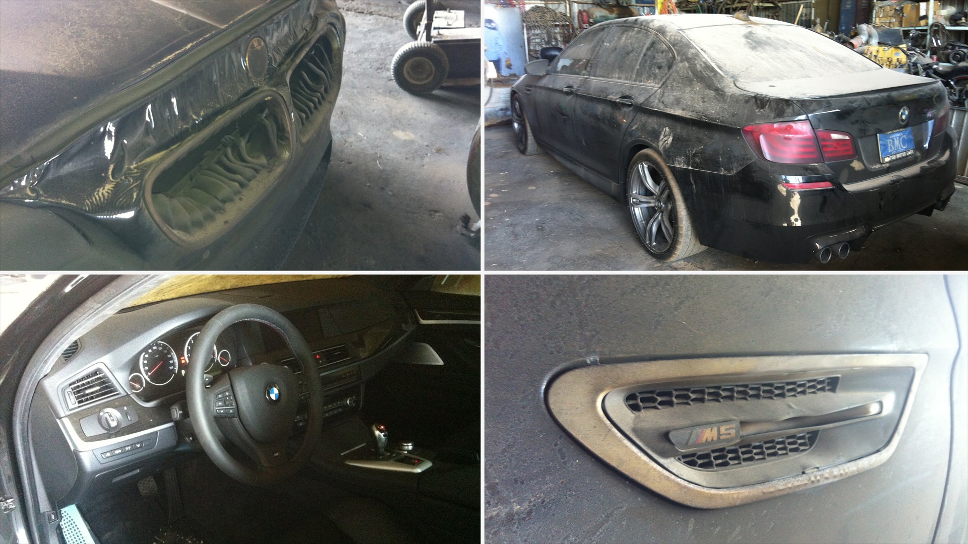 This $600,000 Porsche/Ferrari/M5 Totaling Fire Will Make You Cry