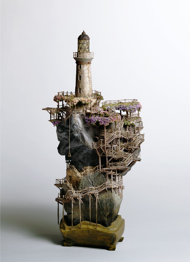 Artist transforms bonsai trees and empty cans into insane Lilliputian cities