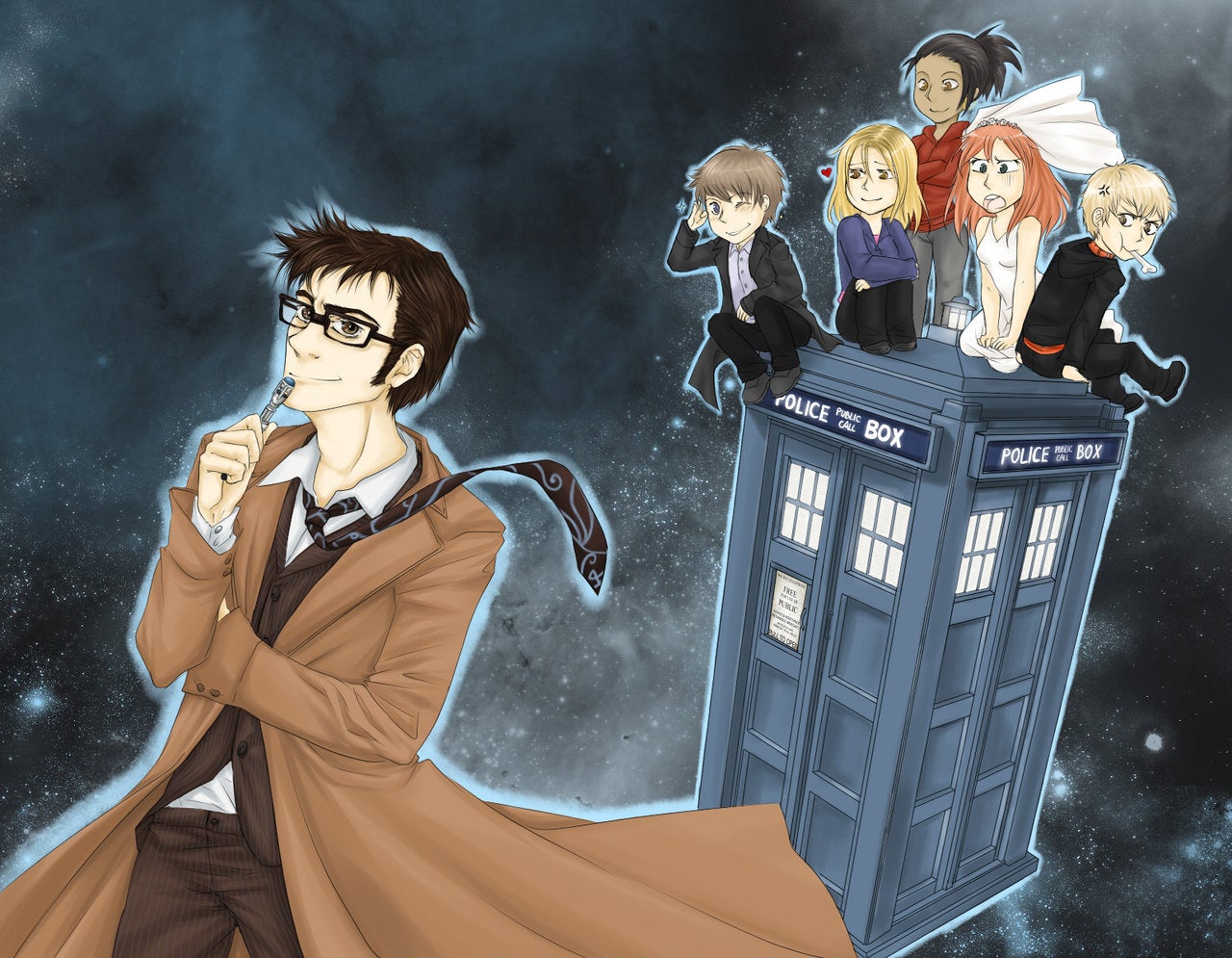When Fan Art goes Manga: Western Science Fiction Icons Reimagined, Japanese-Style!