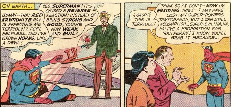 Remember when Superman turned into Satan?