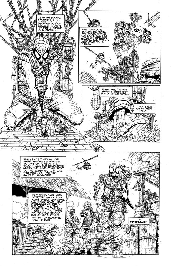 What if Spider-Man fought in Vietnam?