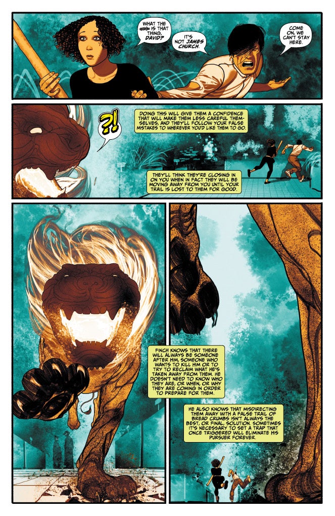 In DC Comics' Xombi, a nanotech-infused immortal fights the wrath of God...with an ax