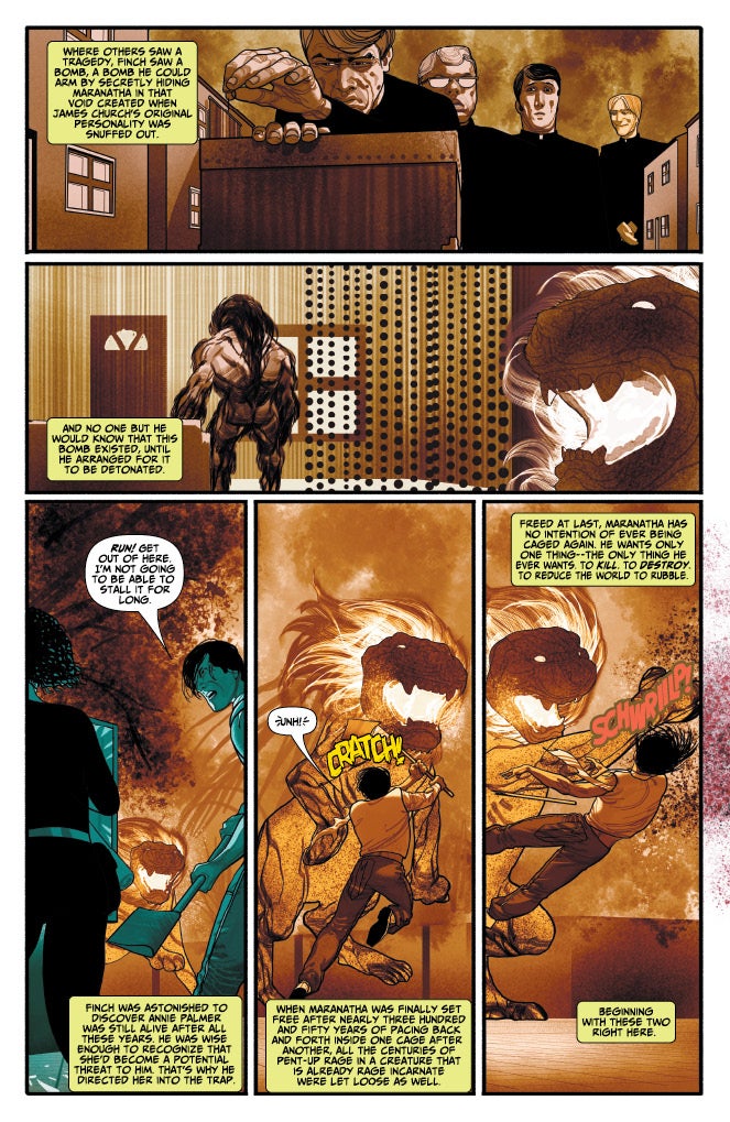 In DC Comics' Xombi, a nanotech-infused immortal fights the wrath of God...with an ax