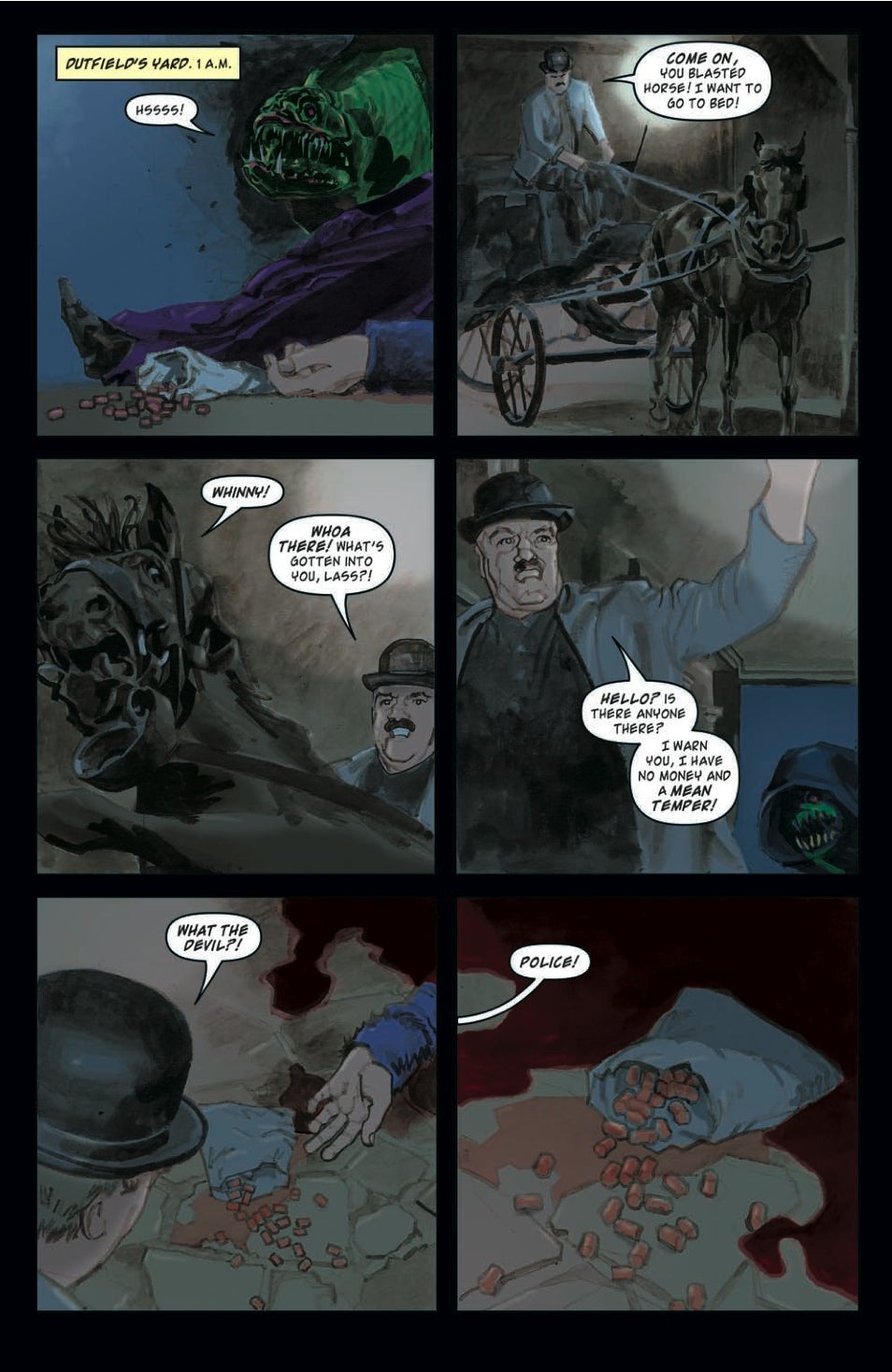 It's Jack the Ripper vs. the 11th Doctor in this sneak peek of the Doctor Who comic