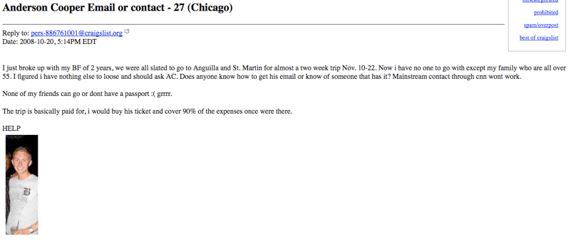 Help This Young Lad Go On A Sexy Dream Vacation With Anderson Cooper