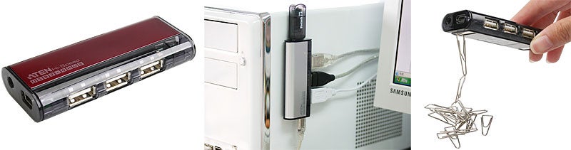 Magnetic USB 2.0 Hub Matches All Your Other Magnetic Stuff