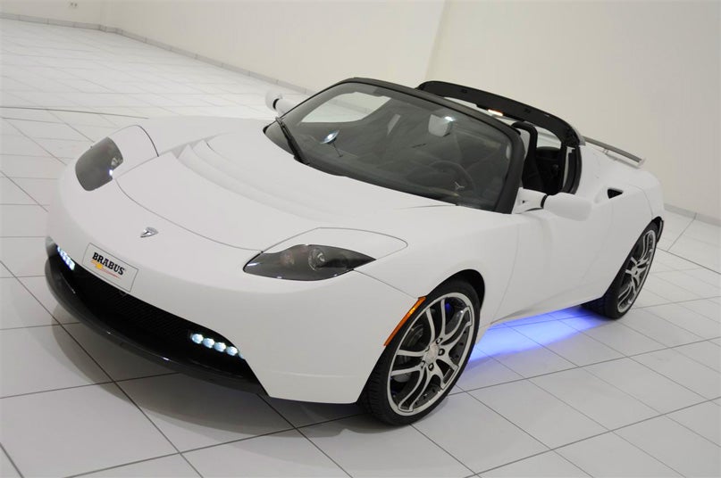 BRABUS Creates First Tuner Tesla Roadster, Mates Star Trek Sound Effects To Electric Car