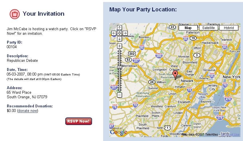 Giuliani Website Reveals Locations of High-Value Targets; Schedule Your Own 'Watch Party' Now