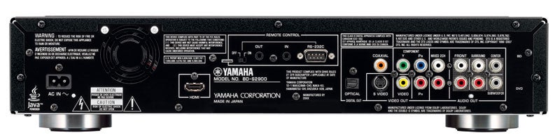 Yamaha BD-S2900 Blu-ray Player Should Not Be Your First, Second or Third Choice Purchase