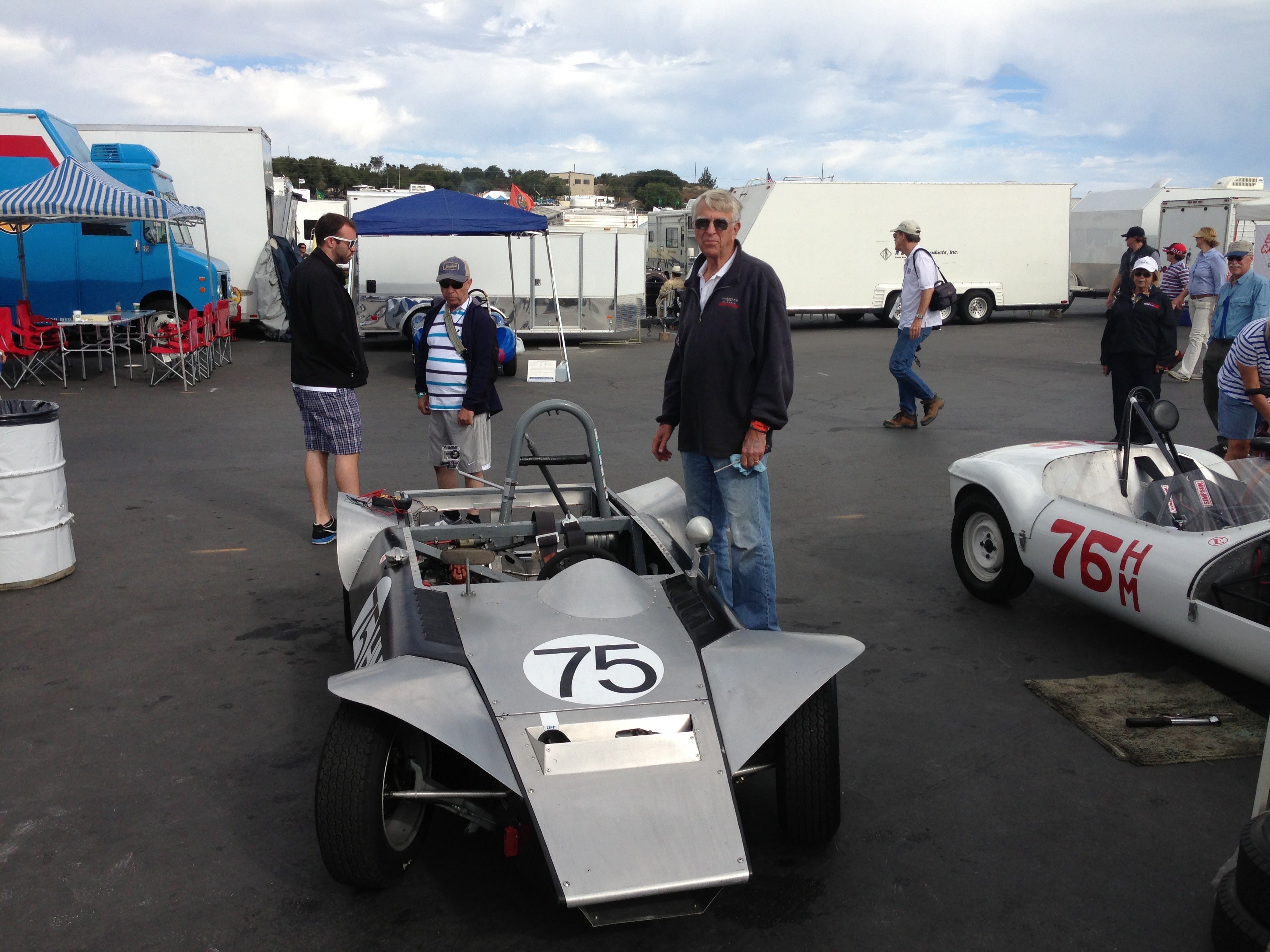 The Mercury Outboard-Powered Race Car
