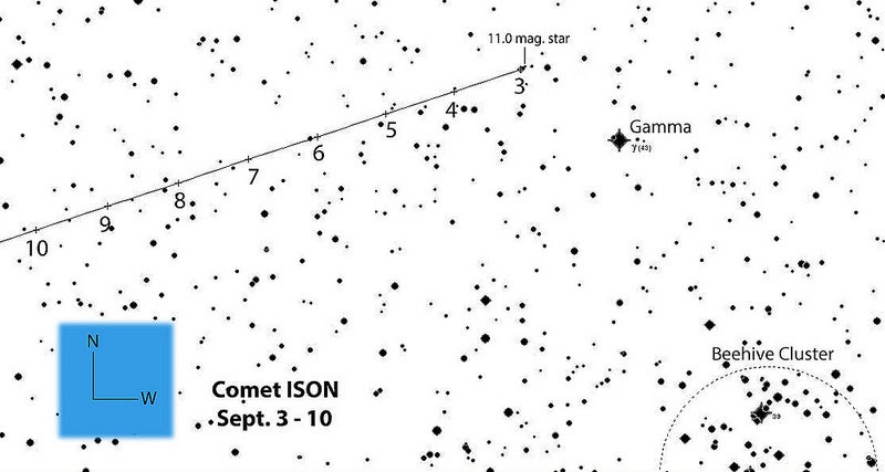How to Spot Comet ISON in the Early Morning Sky