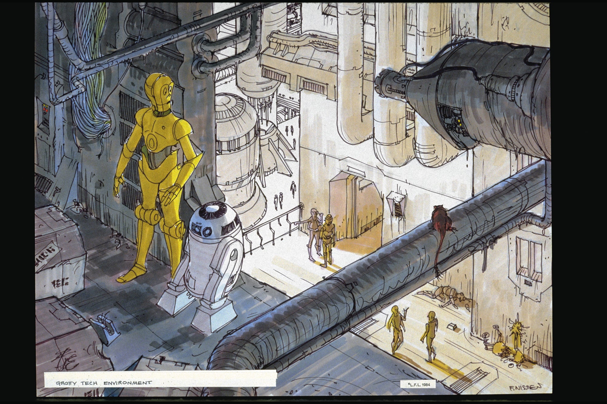 An Exclusive Look at Rare and Never-Before-Seen Star Wars Concept Art