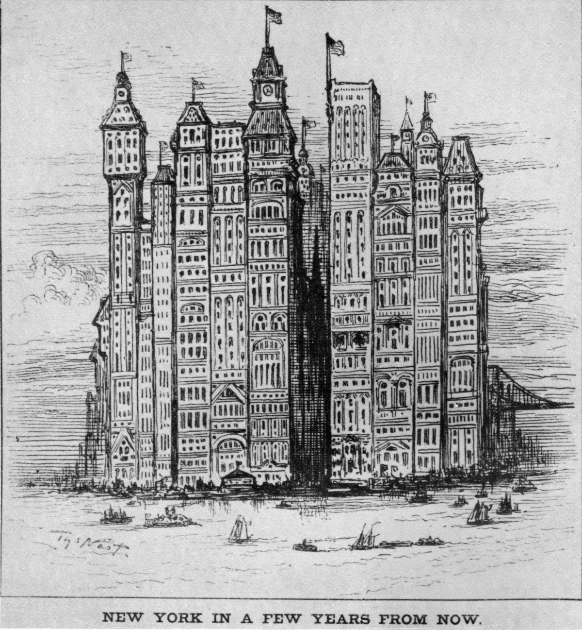New York's tallest building of the future (1881)