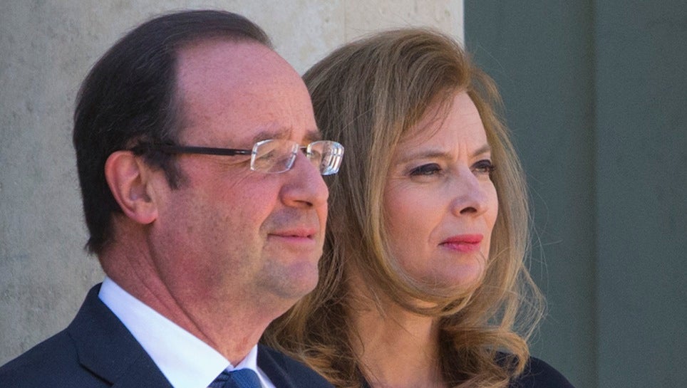 French President François Hollande Bids Adieu to First Lady