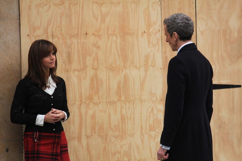 First pictures of Peter Capaldi filming in his new oufit hit the web!