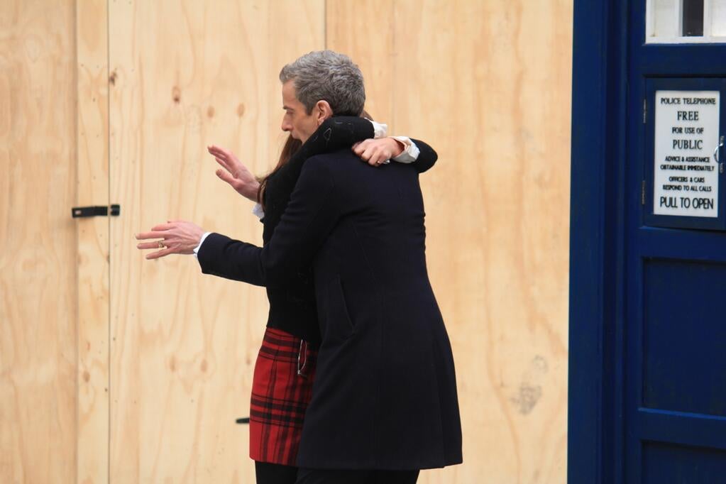 First pictures of Peter Capaldi filming in his new oufit hit the web!