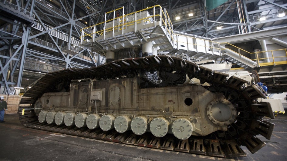 This is NASA's new giant crawler for its next-generation spaceship