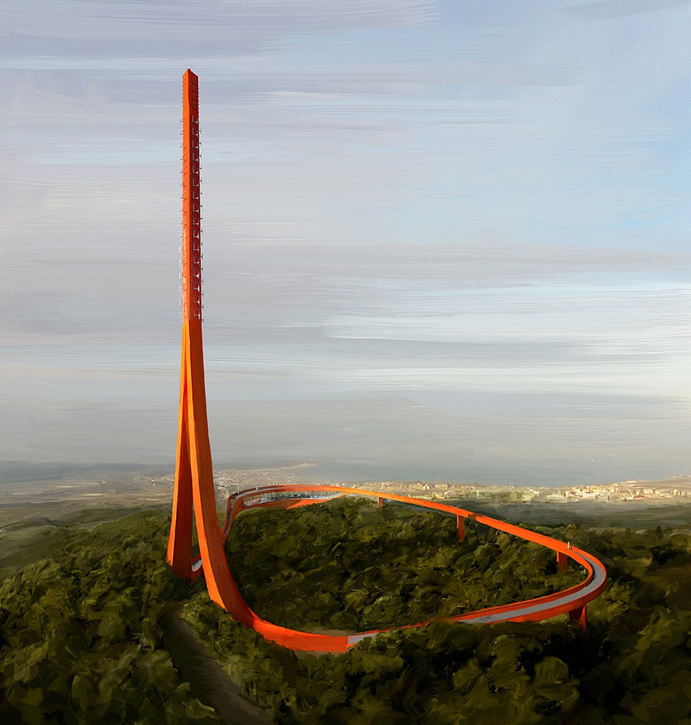 Insane New Tower Might Rise Above the Hills in Western Turkey