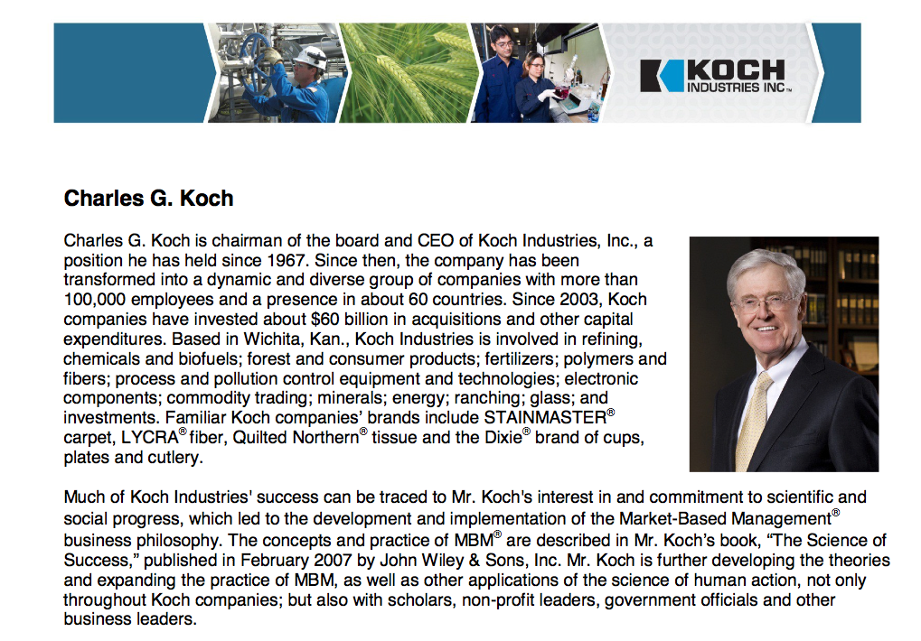 How to Land an Interview With Charles Koch