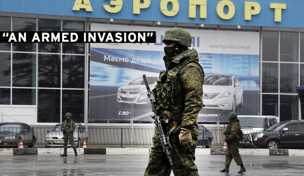 Gunmen Seize Crimea&#39;s Airports, Ukraine Warns of Russian &quot;Occupation&quot;