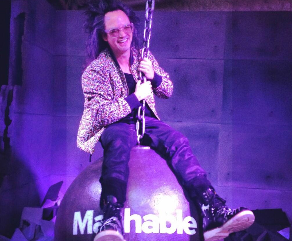 SXSW In One Photo: Shingy on a Wrecking Ball