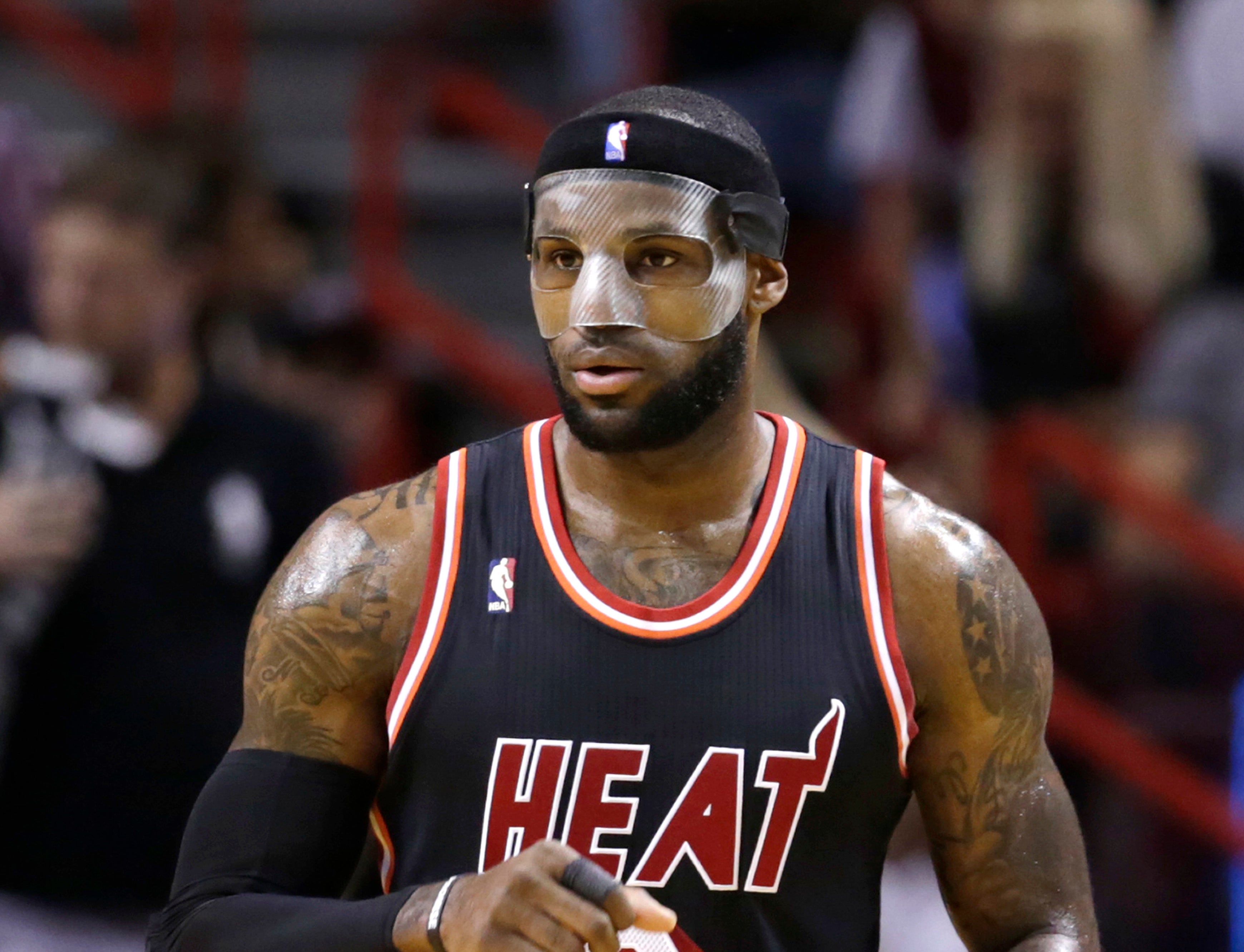 NBA Asked LeBron To Change His Badass Black Mask After One Game