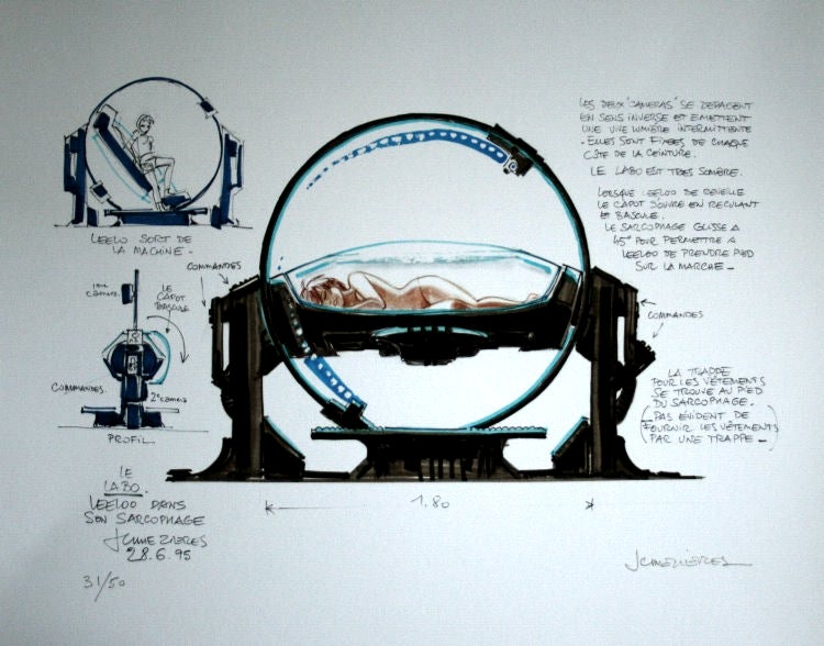 Astoundingly Beautiful Concept Art from The Fifth Element
