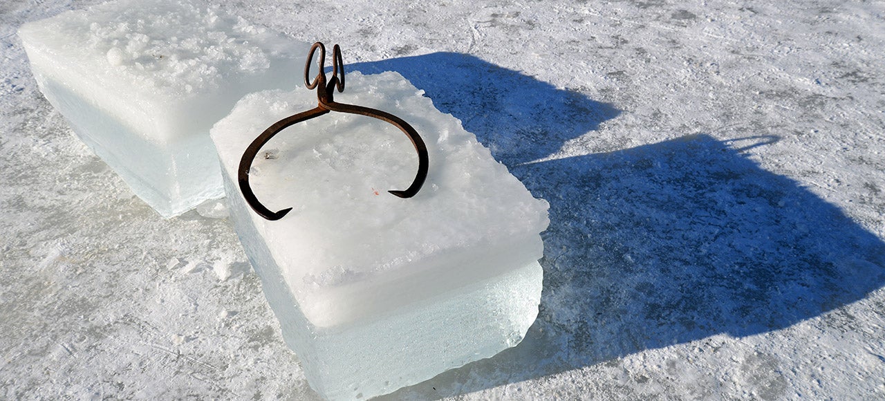 Learning the Lost Art of Ice Harvesting in Maine