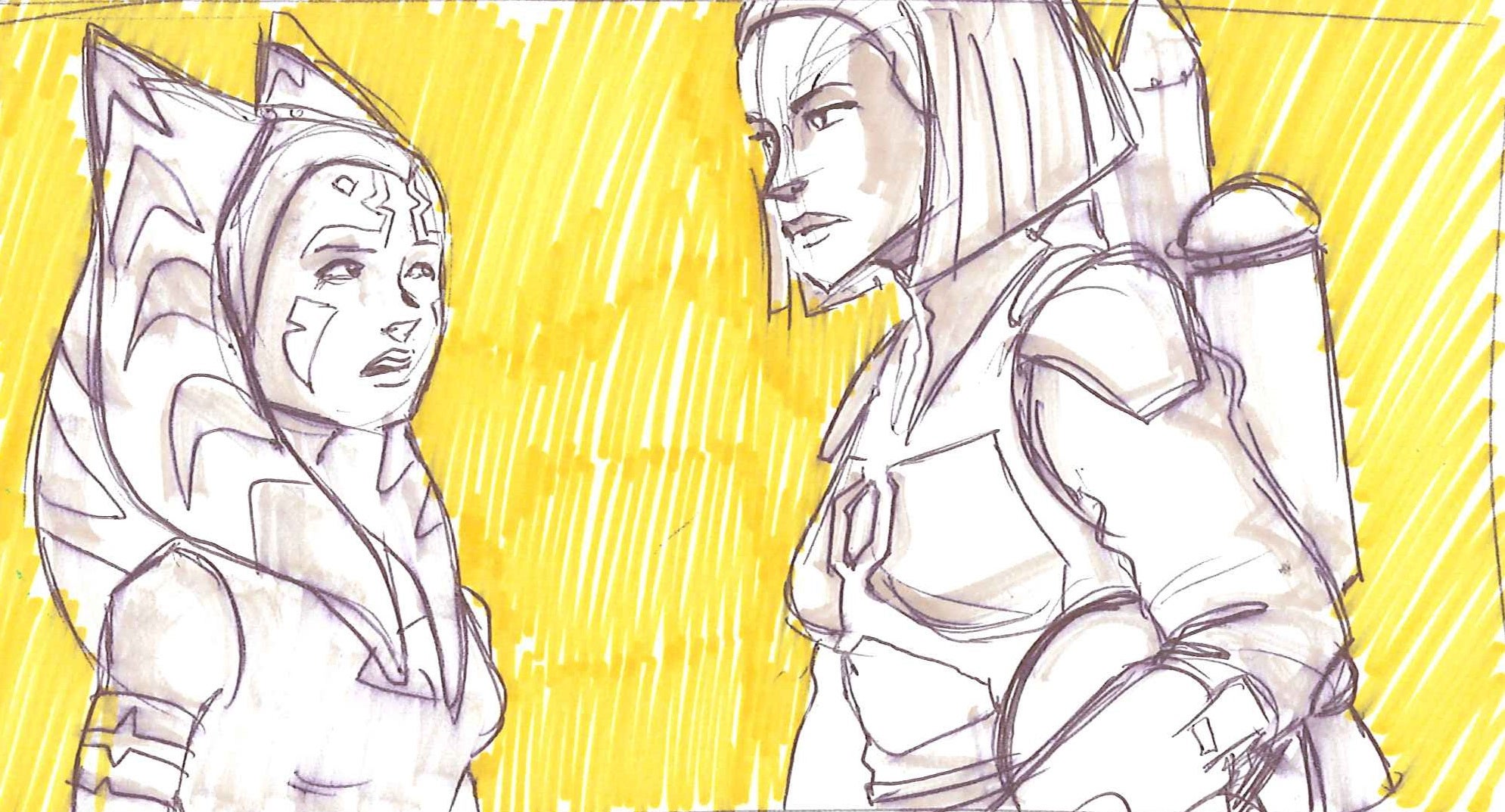 Concept Art Sketches for the Clone Wars Stories We Never Saw